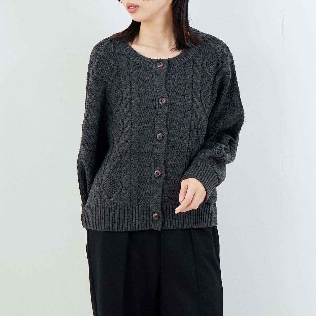 CHARCOAL&&モデル身長：162cm 着用サイズ：F&&
