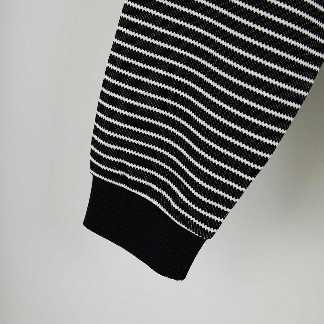 33Degrees [サーティスリーディグリーズ] ドロストボーダーTシャツ [331036IN] BLK/WHT