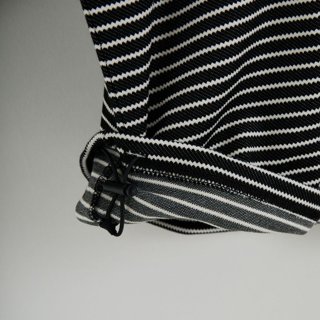 33Degrees [サーティスリーディグリーズ] ドロストボーダーTシャツ [331036IN] BLK/WHT