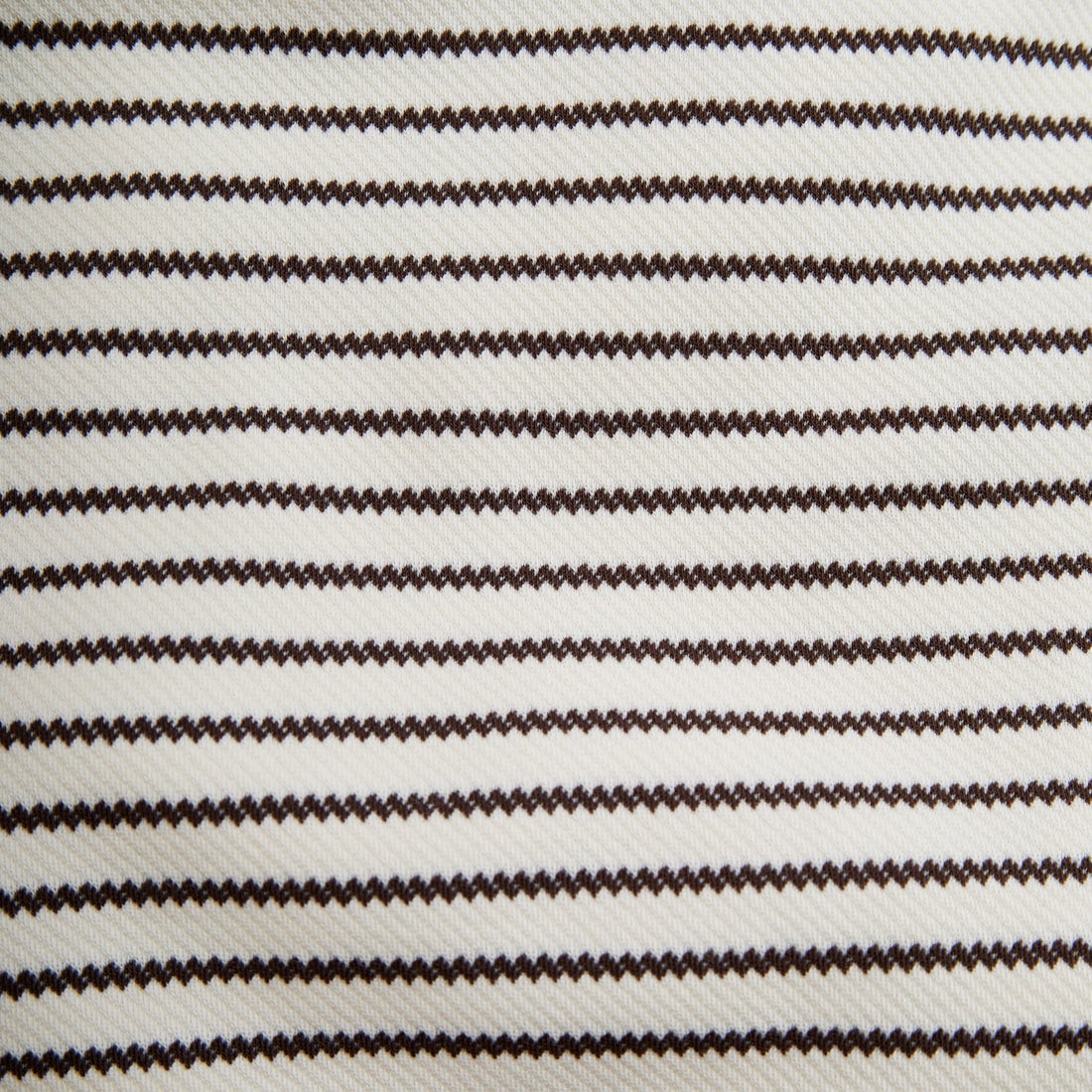 33Degrees [サーティスリーディグリーズ] ドロストボーダーTシャツ [331036IN] WHT/BRN