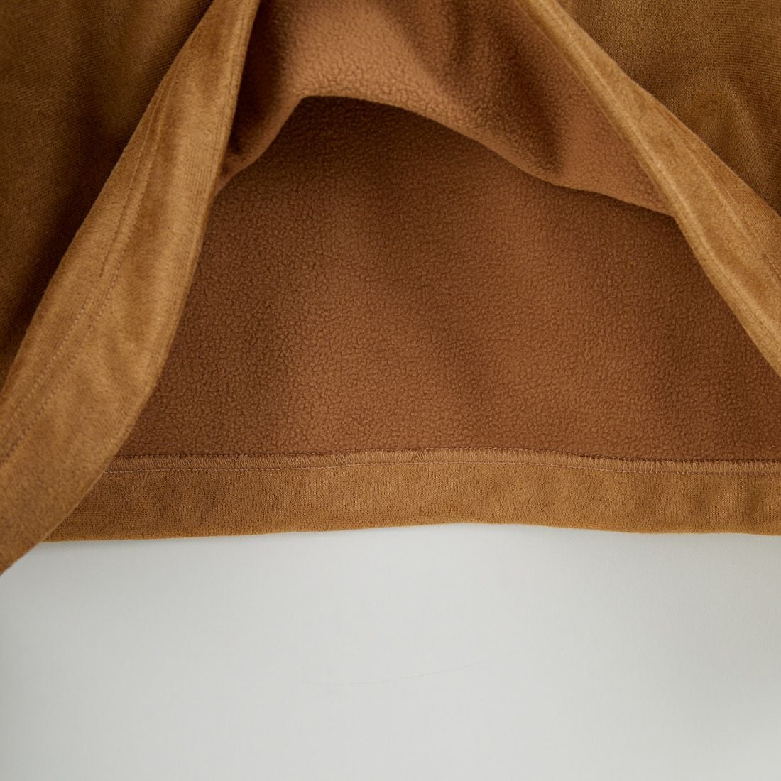 33Degrees [サーティースリーディグリーズ] スエードフリーススナッププルオーバー [25A-24001JF] BEIGE