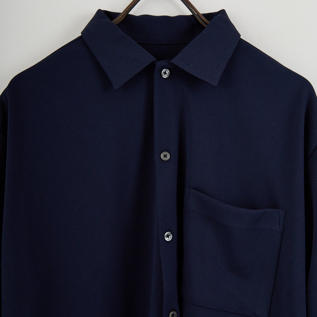 Jeans Factory Clothes [ジーンズファクトリークローズ] ツイルジャージワンナップカラーシャツ [EPC-55105] 4 NAVY
