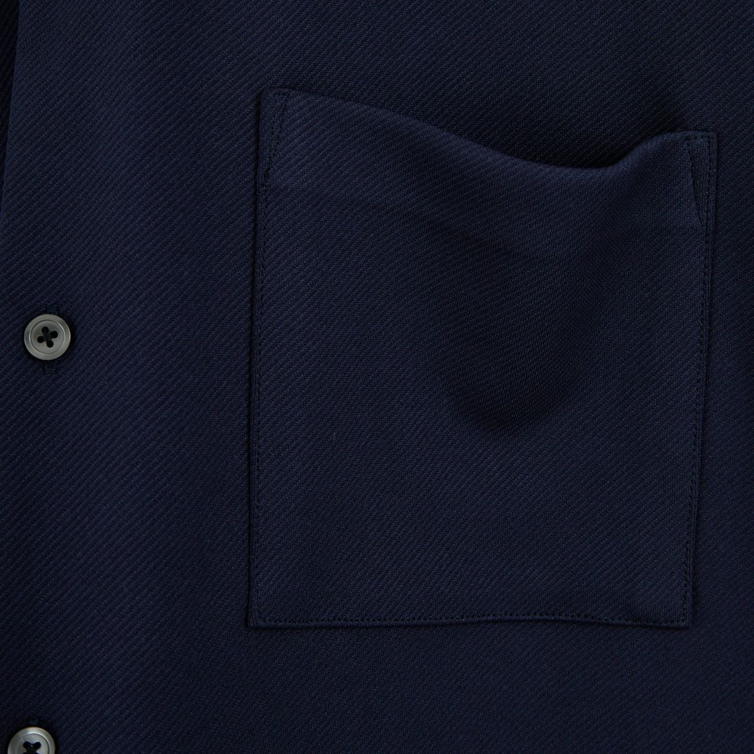 Jeans Factory Clothes [ジーンズファクトリークローズ] ツイルジャージワンナップカラーシャツ [EPC-55105] 4 NAVY