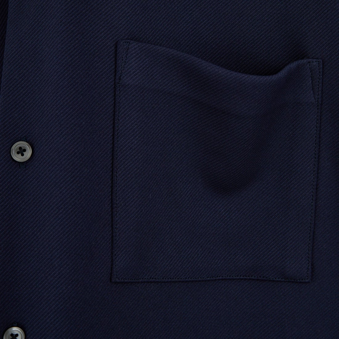 Jeans Factory Clothes [ジーンズファクトリークローズ] ツイルジャージワンナップカラーシャツ [EPC-55105] 4 NAVY