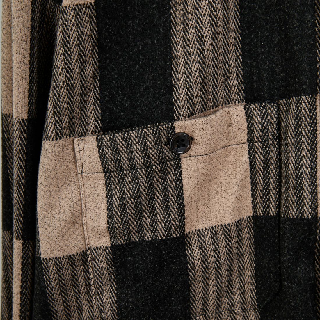 Jeans Factory Clothes [ジーンズファクトリークローズ] ヘビーフランネルCPOシャツ [EPC-55115] 1 BEIGE