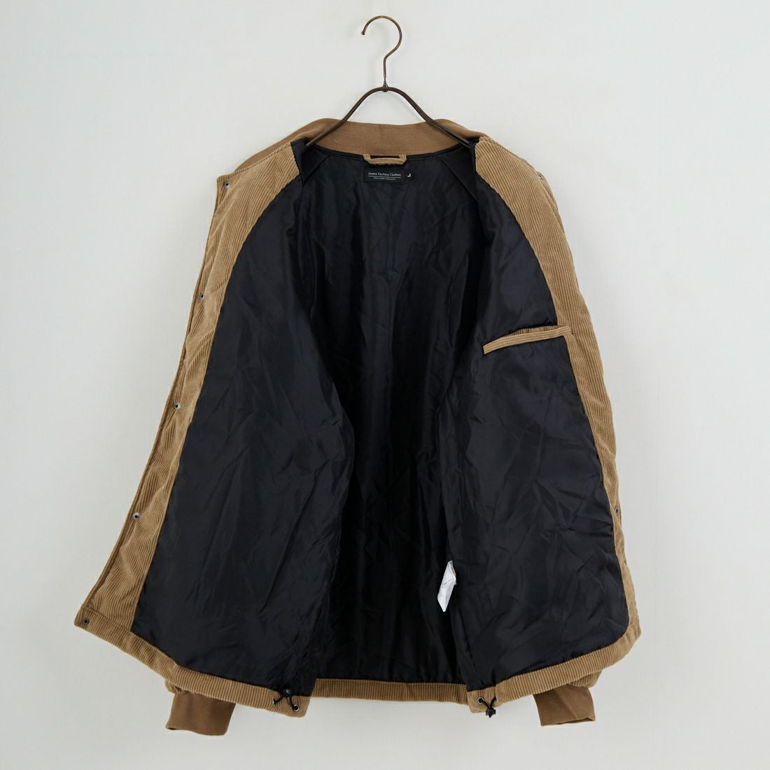 Jeans Factory Clothes [ジーンズファクトリークローズ] テックコールコーチジャケット [EPC-57403] 1 BEIGE