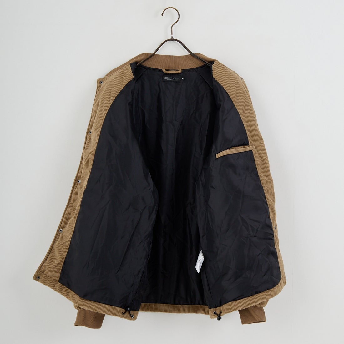 Jeans Factory Clothes [ジーンズファクトリークローズ] テックコールコーチジャケット [EPC-57403] 1 BEIGE