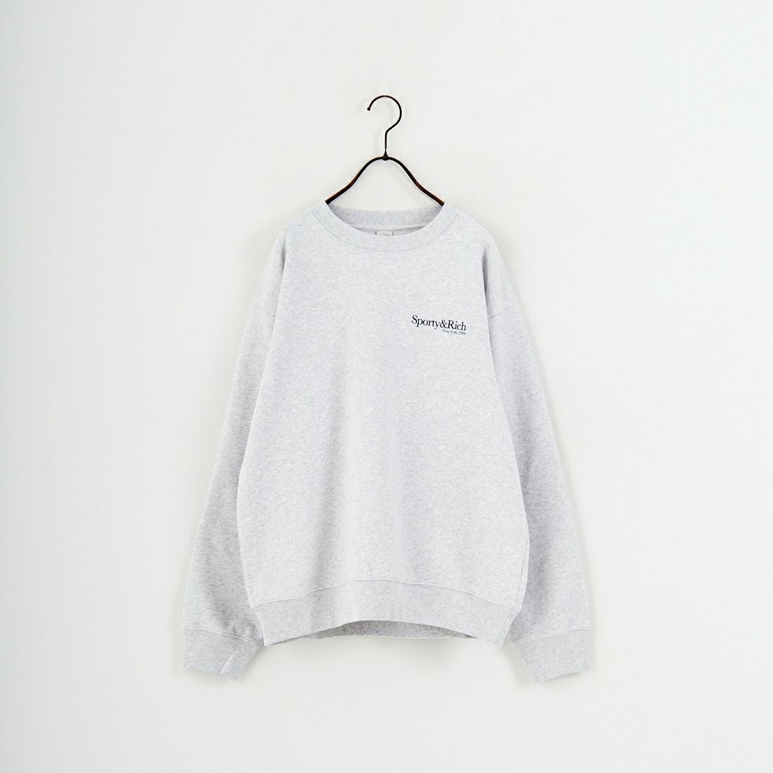 Sporty&Rich [スポーティアンドリッチ] ランクラブ クルーネックスウェット [ST07162175] H.GRAY
