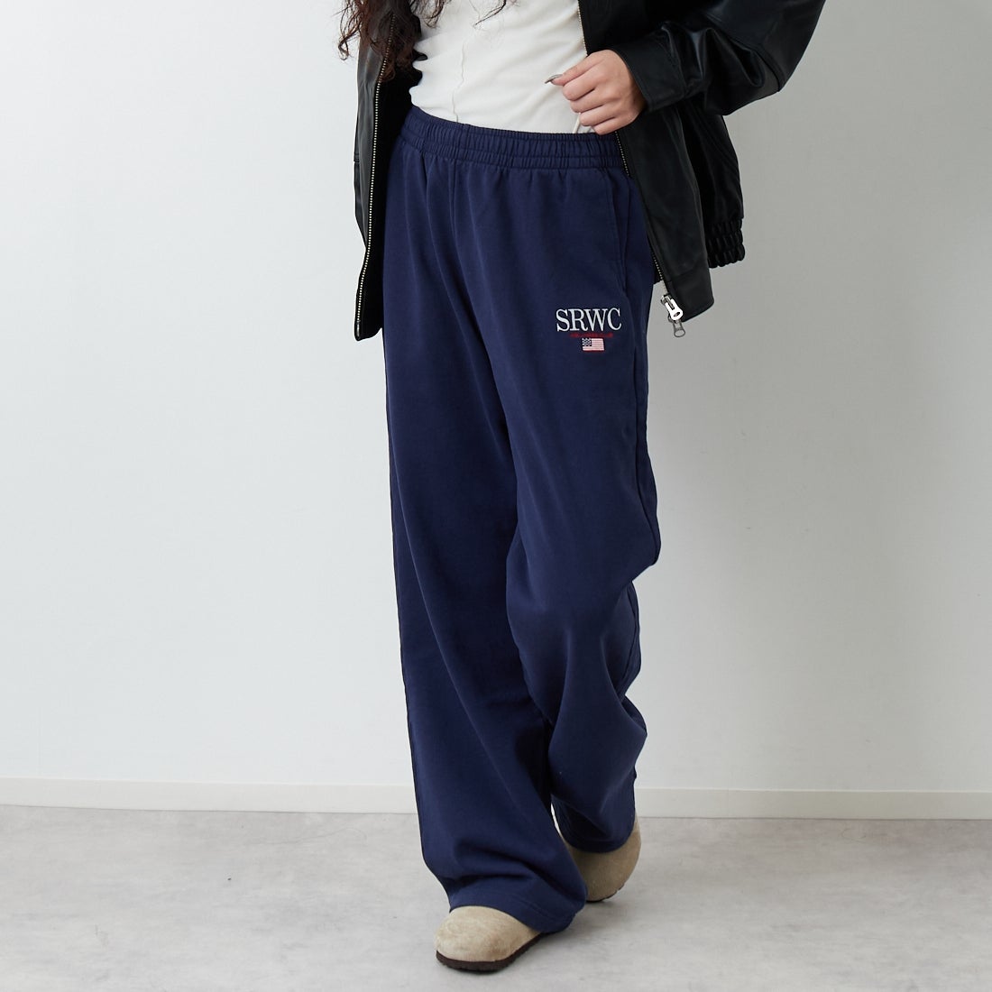 Sporty&Rich [スポーティアンドリッチ] ノーティカル刺繍ワイド