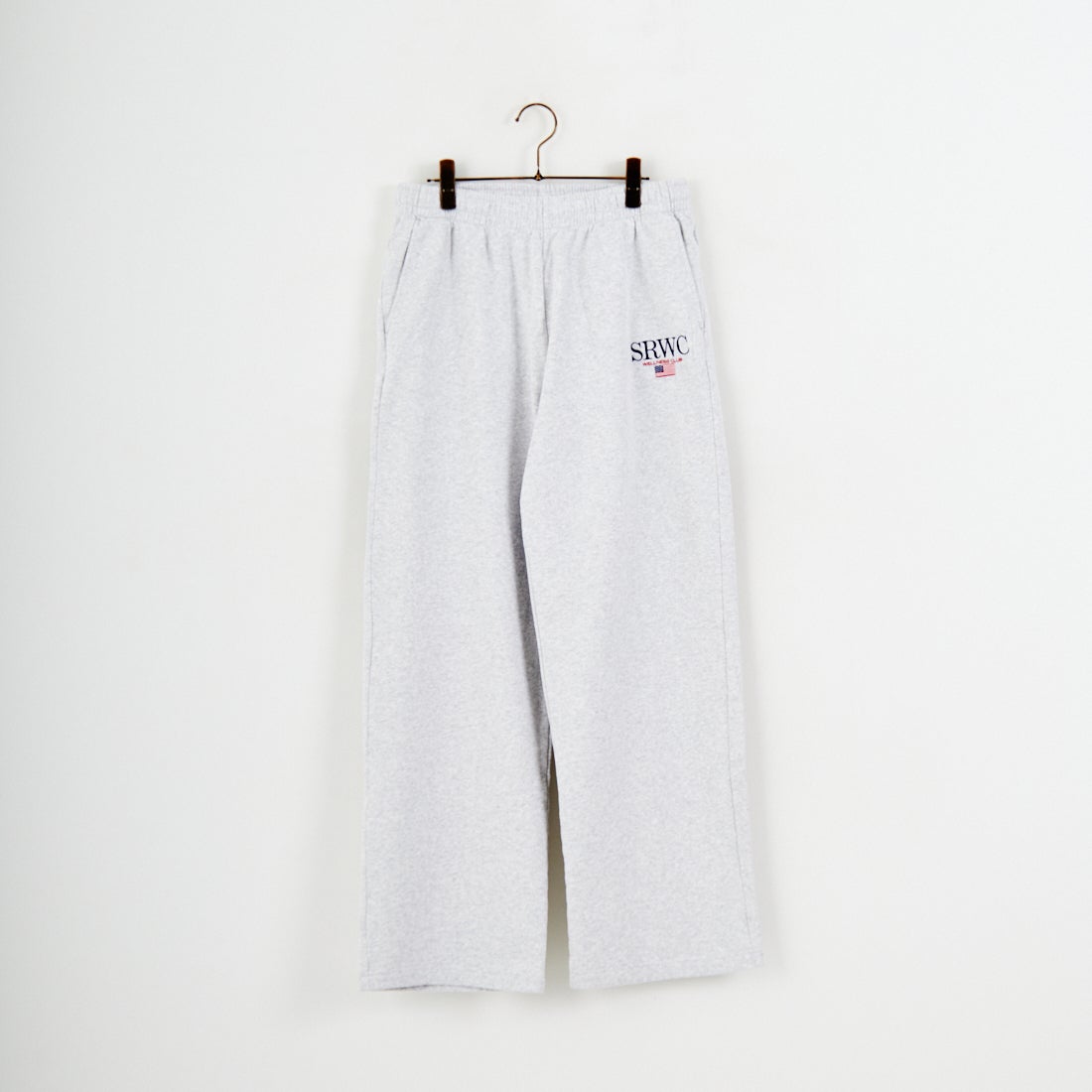 Sporty&Rich [スポーティアンドリッチ] ノーティカル刺繍ワイドスウェットパンツ [PA05563177] H.GRAY