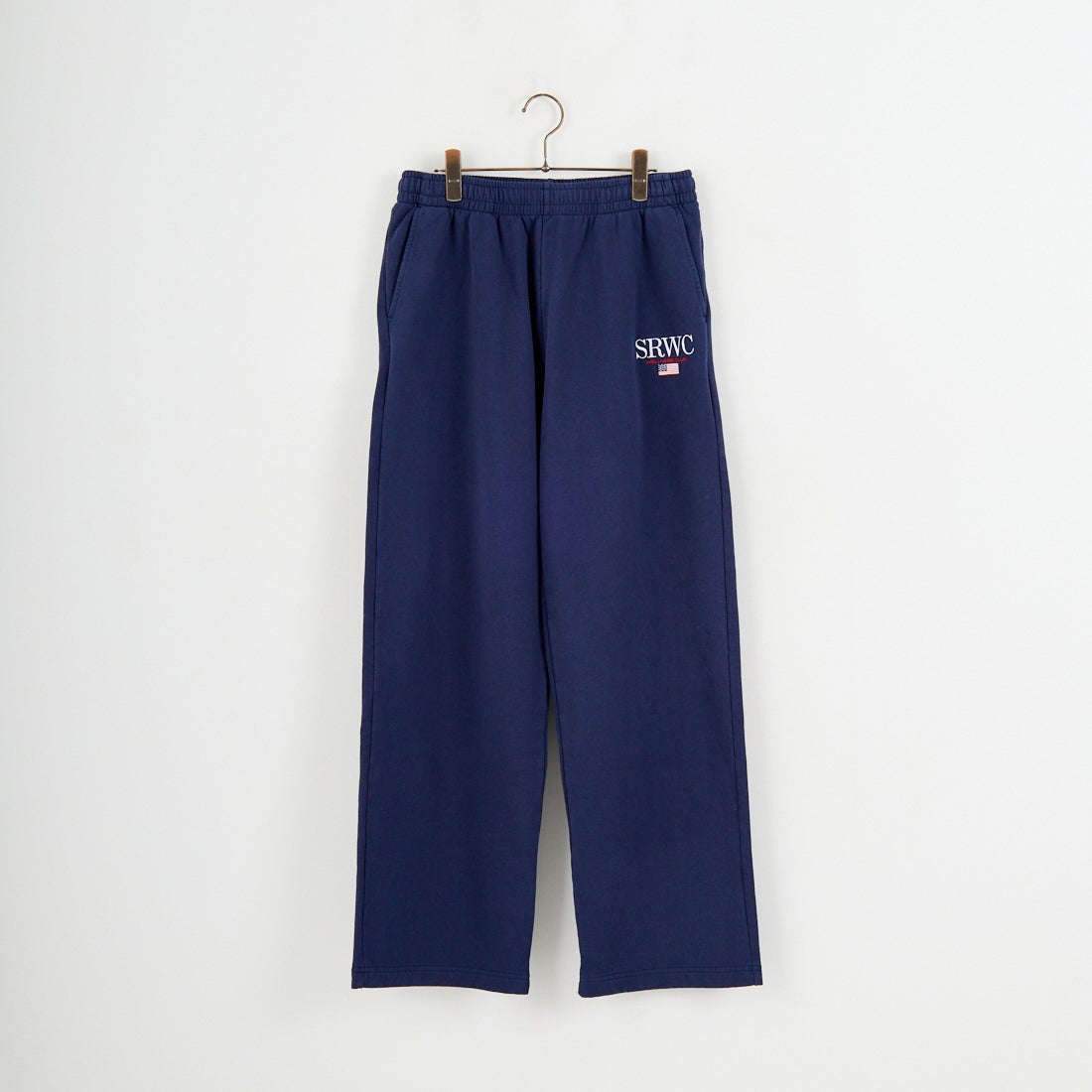 Sporty&Rich [スポーティアンドリッチ] ノーティカル刺繍ワイドスウェットパンツ [PA05563177] D.NAVY