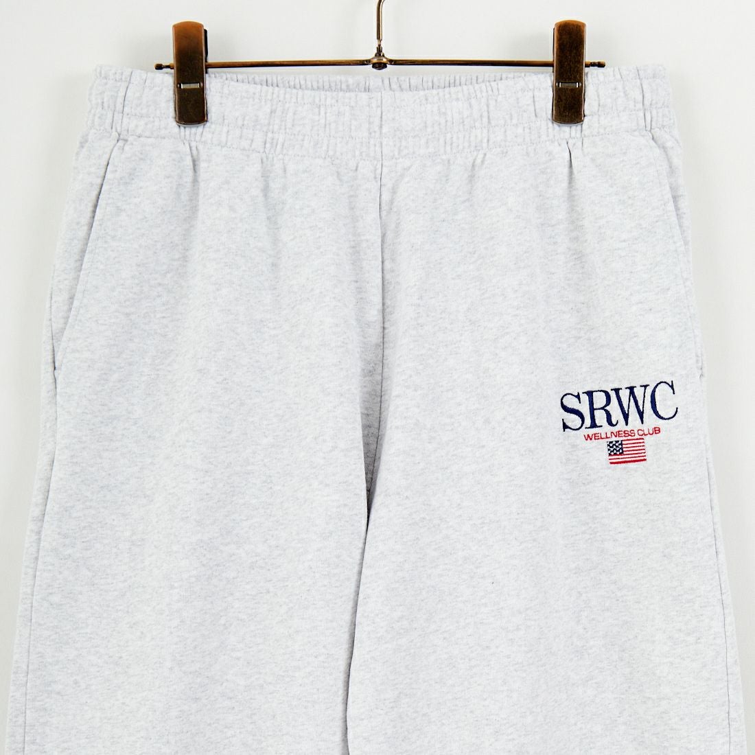 Sporty&Rich [スポーティアンドリッチ] ノーティカル刺繍ワイドスウェットパンツ [PA05563177] H.GRAY