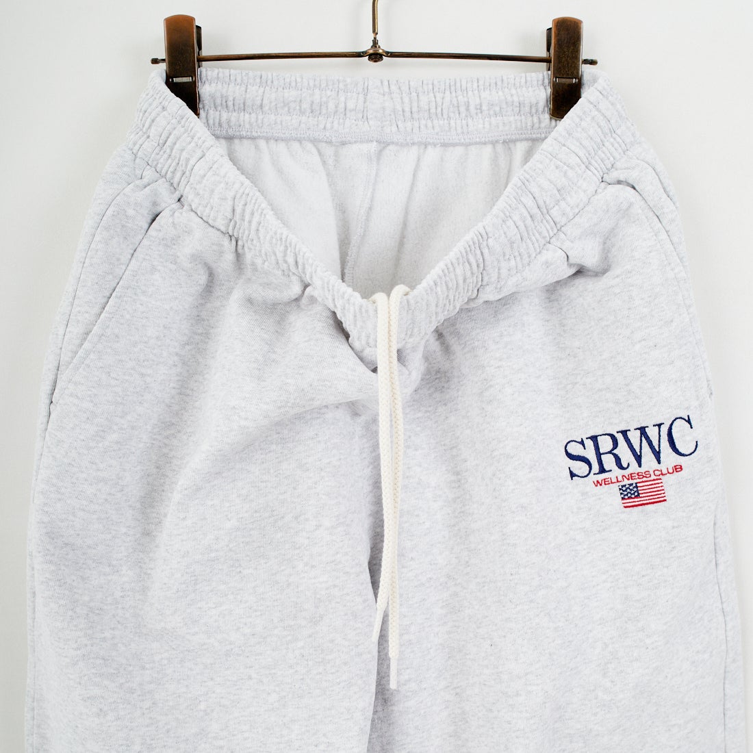 Sporty&Rich [スポーティアンドリッチ] ノーティカル刺繍ワイドスウェットパンツ [PA05563177] H.GRAY