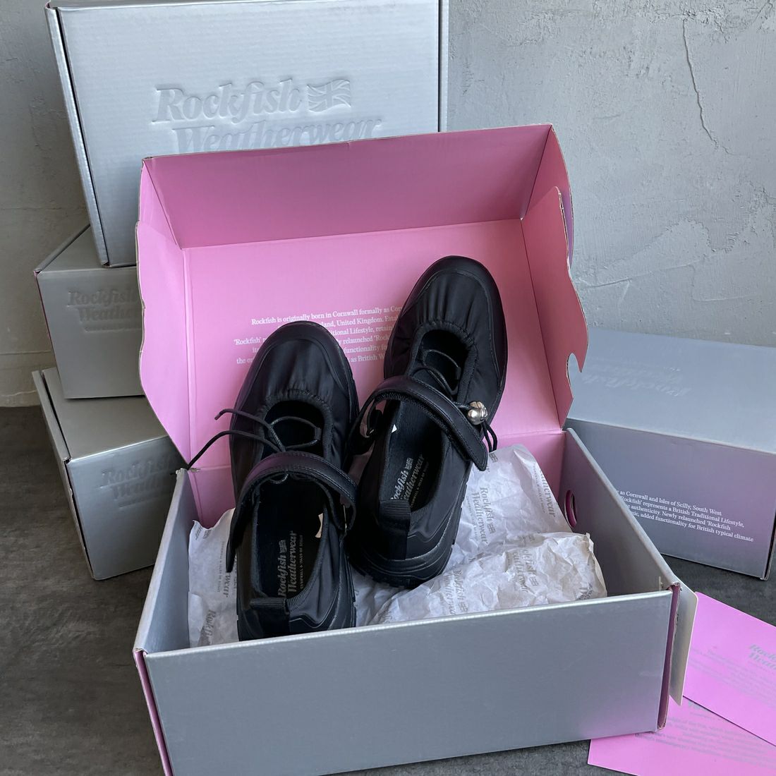 Rockfish Weatherwear [ロックフィッシュ ウェザーウェア] ストリング メリージェーンシューズ [RF1SHBF1SK013] BK