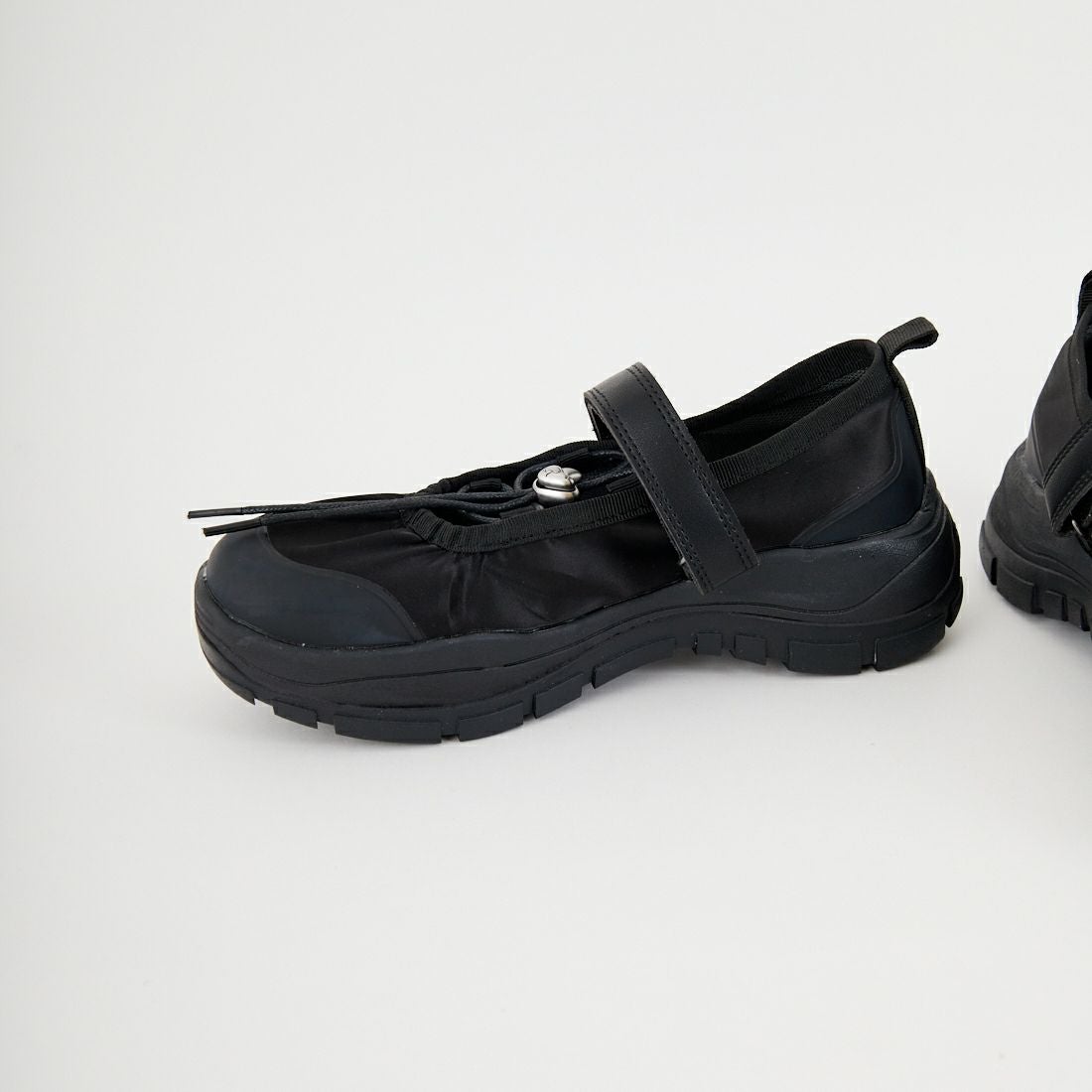 Rockfish Weatherwear [ロックフィッシュ ウェザーウェア] ストリング メリージェーンシューズ [RF1SHBF1SK013] BK