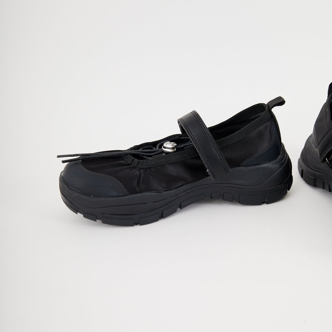 Rockfish Weatherwear [ロックフィッシュ ウェザーウェア] ストリング メリージェーンシューズ [RF1SHBF1SK013] BK