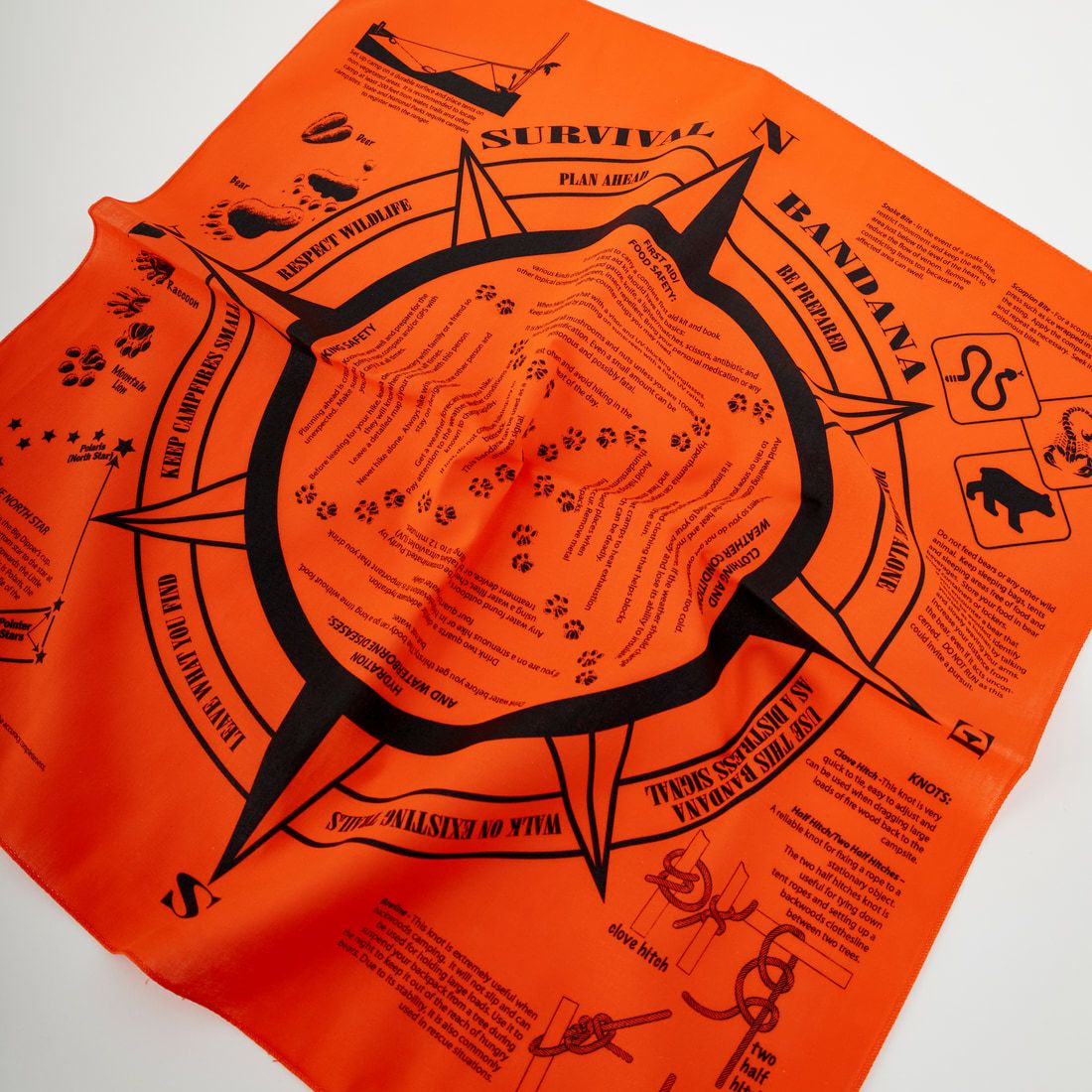 THE PRINTED IMAGE [プリンテッドイメージ] バンダナ [BANDANAS] 623 SURVIV