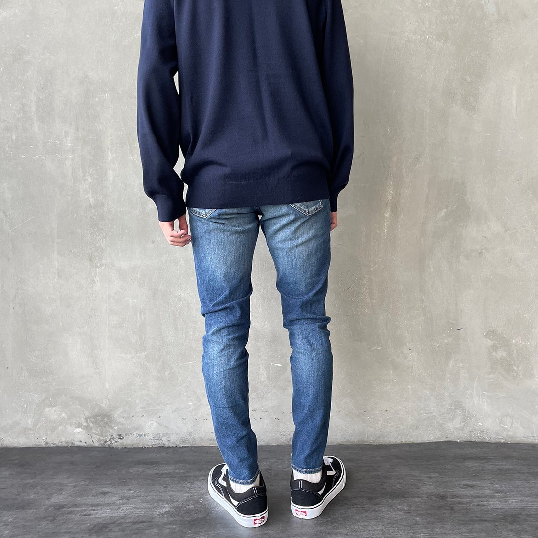 BIG JOHN [ビッグジョン] キャロットレッグ [MMM134J] 414C&&モデル身長：168cm 着用サイズ：26&&