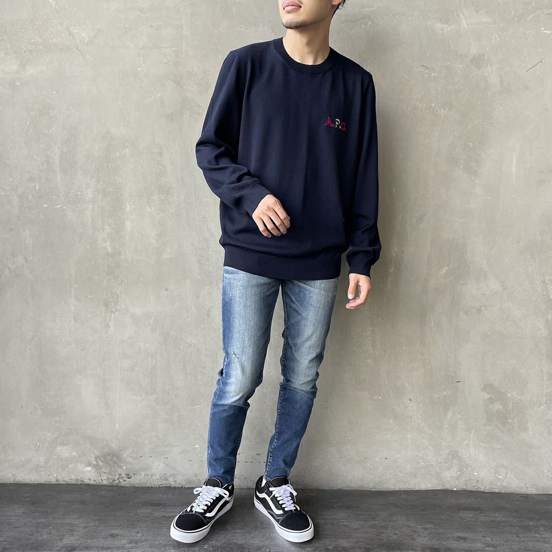 BIG JOHN [ビッグジョン] キャロットレッグ [MMM134J] 414C&&モデル身長：168cm 着用サイズ：26&&