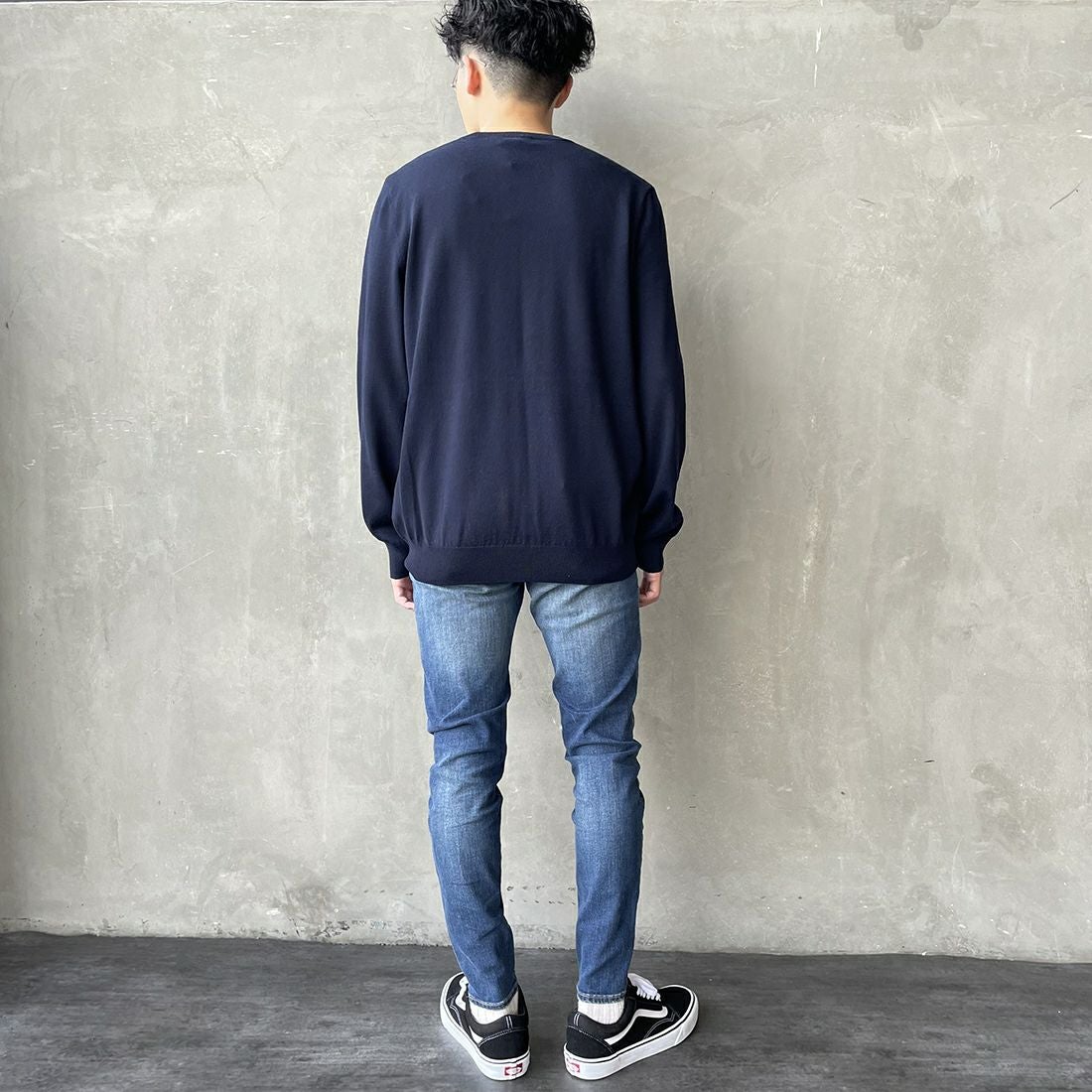 BIG JOHN [ビッグジョン] キャロットレッグ [MMM134J] 414C&&モデル身長：168cm 着用サイズ：26&&