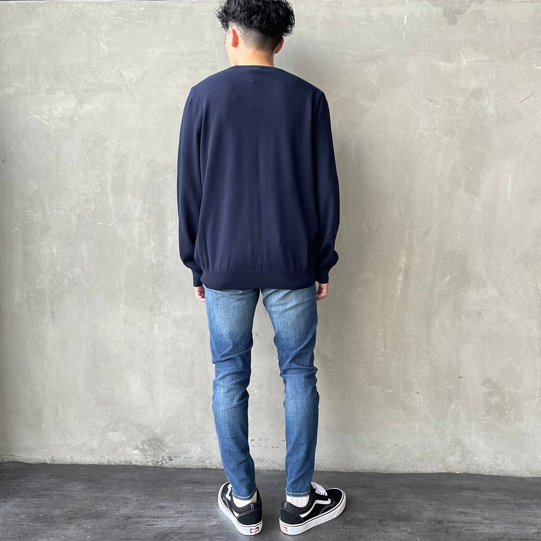 BIG JOHN [ビッグジョン] キャロットレッグ [MMM134J] 414C&&モデル身長：168cm 着用サイズ：26&&