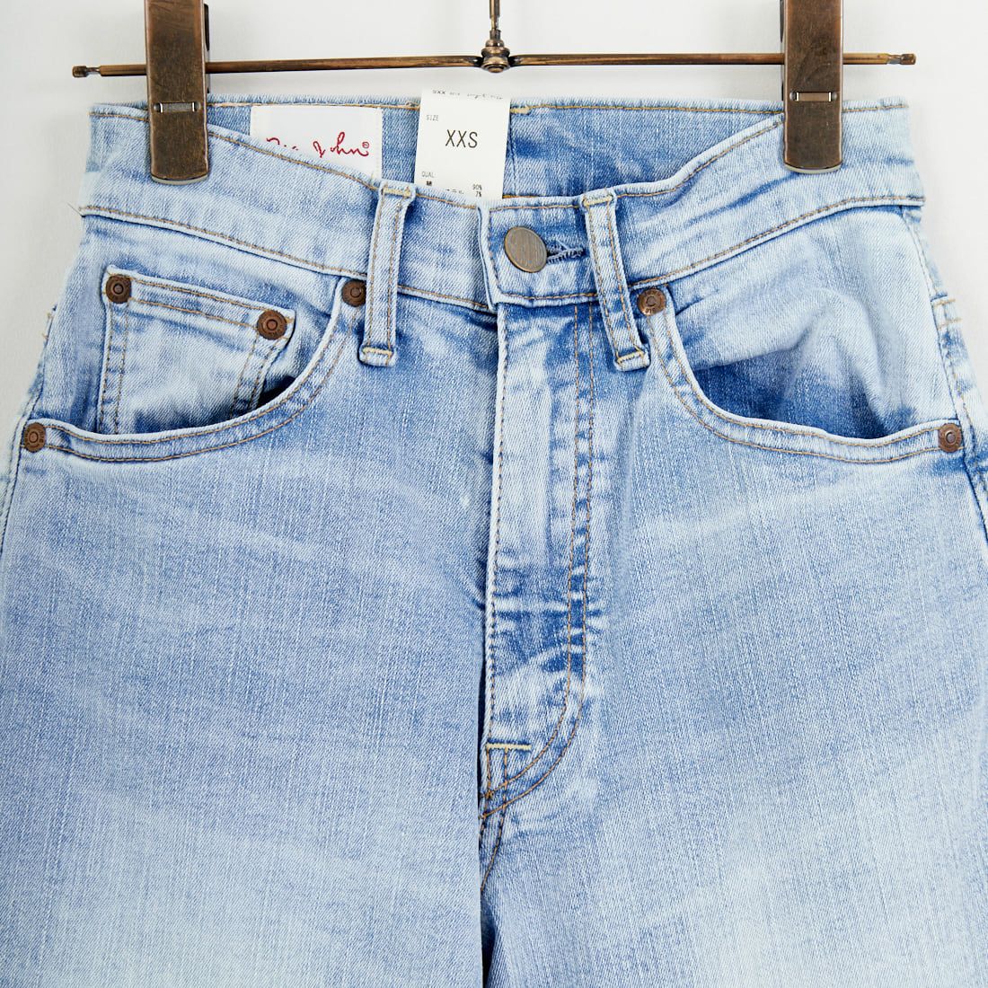 BIG JOHN [ビッグジョン] ワイドフレアカットデニム [MML203N] 618