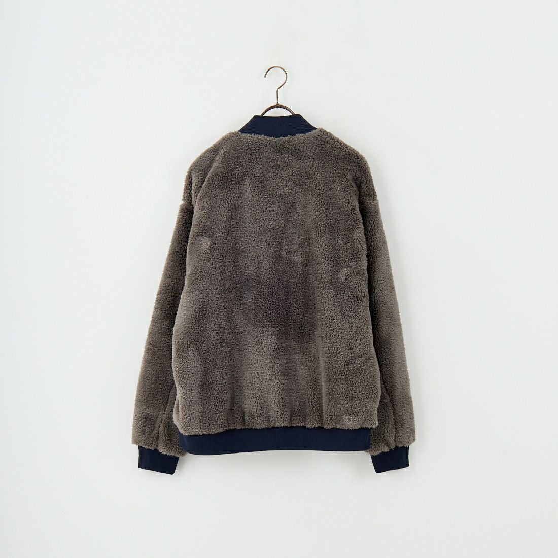 UNIVERSAL OVERALL [ユニバーサルオーバーオール] 別注 ボアフリース ボンバージャケット [U2531400IN-JF] CHARCOAL