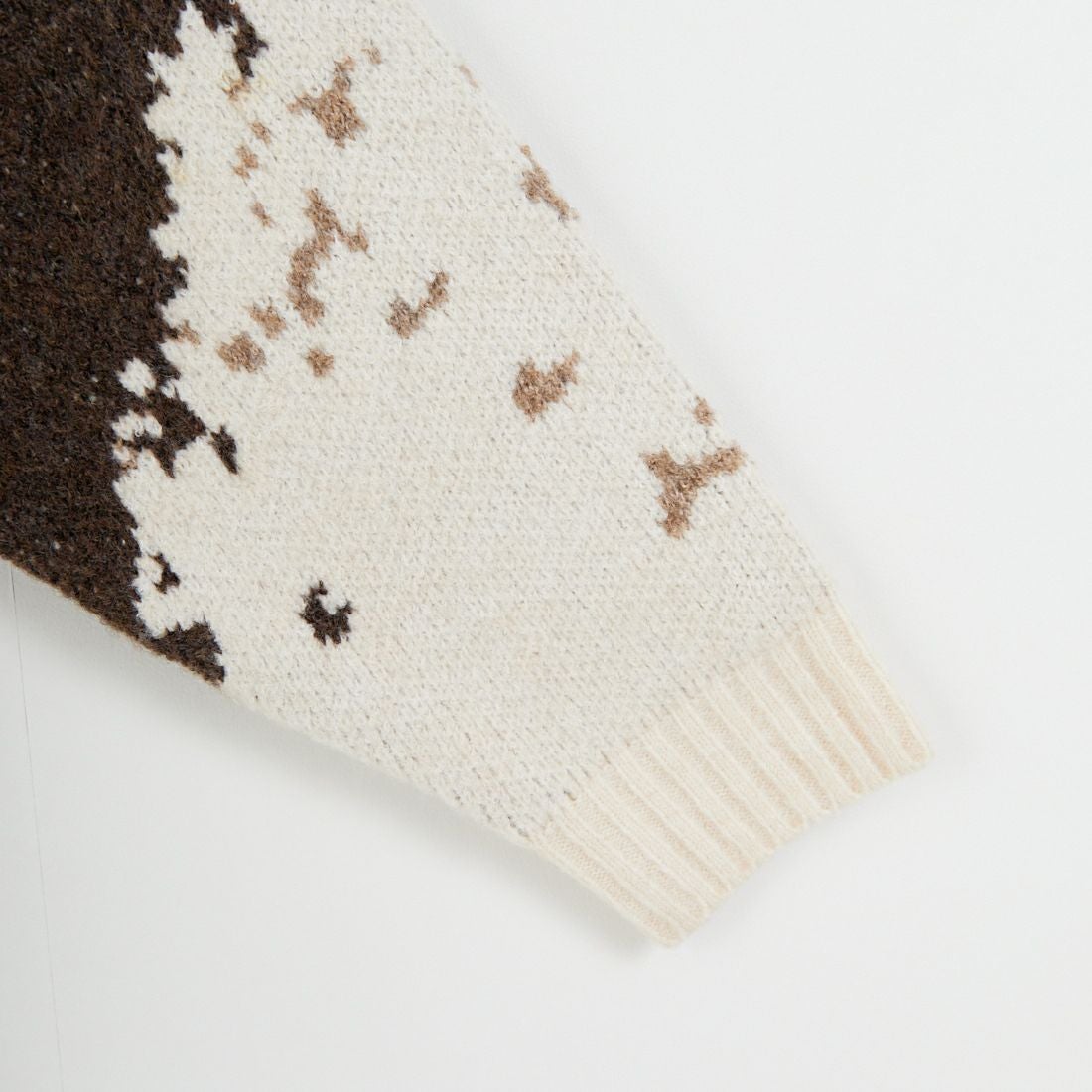 33Degrees [サーティースリーディグリーズ] モヘアタッチダブルジャガードニット [M2521001JF] OFF