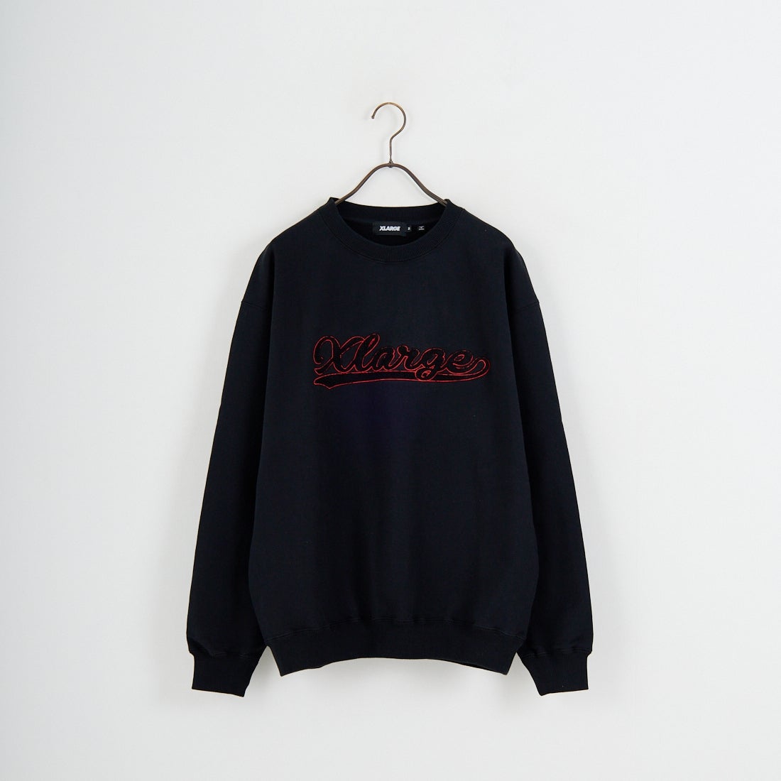 XLARGE [エクストララージ] シェニールロゴ クルーネックスウェット [101254012018]
