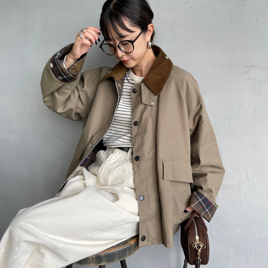 25AW未着✩ イエナ Barbour別注 ボロウデイルジャケット Barbour（バブアー） IENA / イエナ 別注 BORROWDALE / ボロウデイル