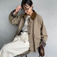 KHAKI&&モデル身長：150cm 着用サイズ：34&&