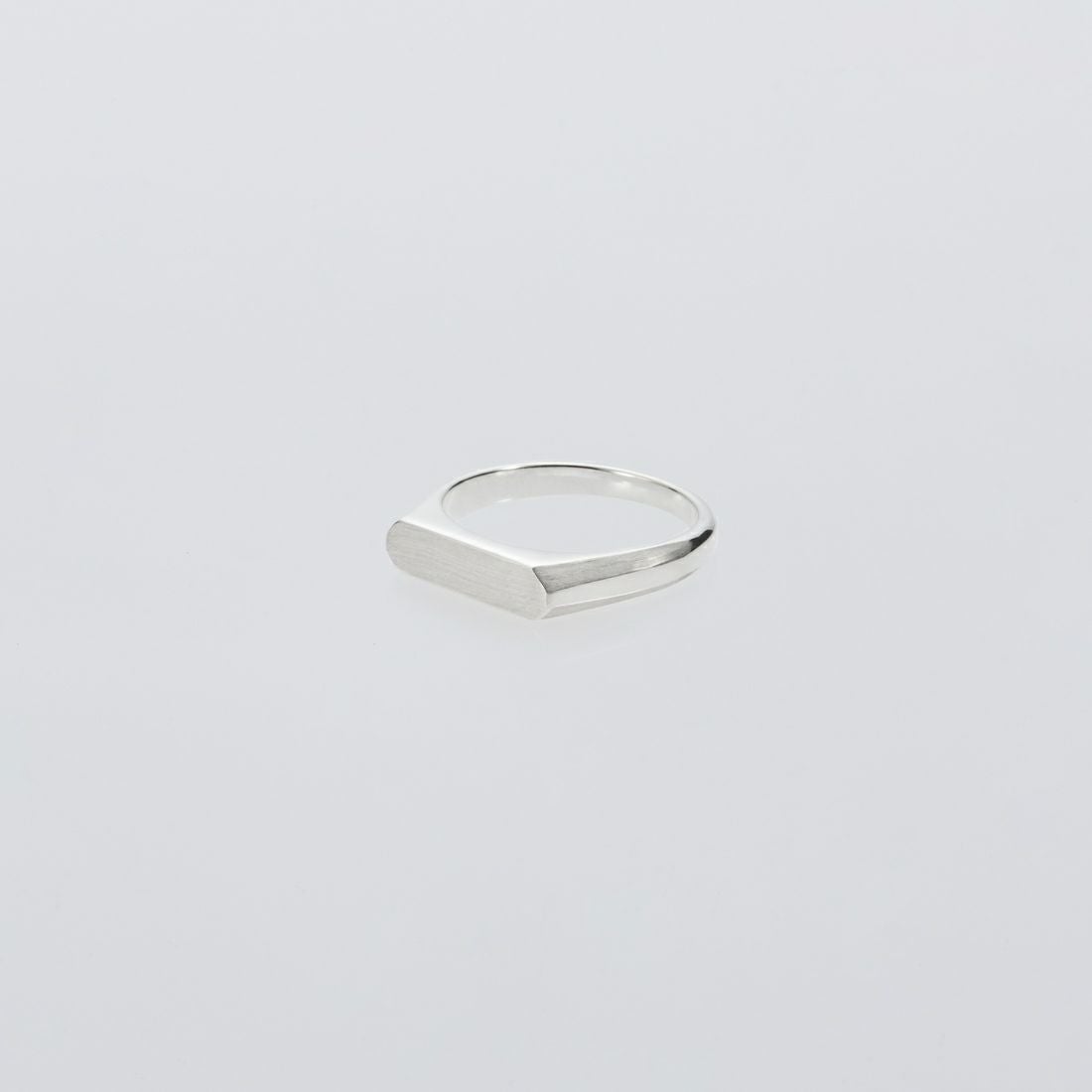 XOLO JEWELRY [ショロジュエリー] シグネットリング ウィズヘアライン [XOR120] SILVER