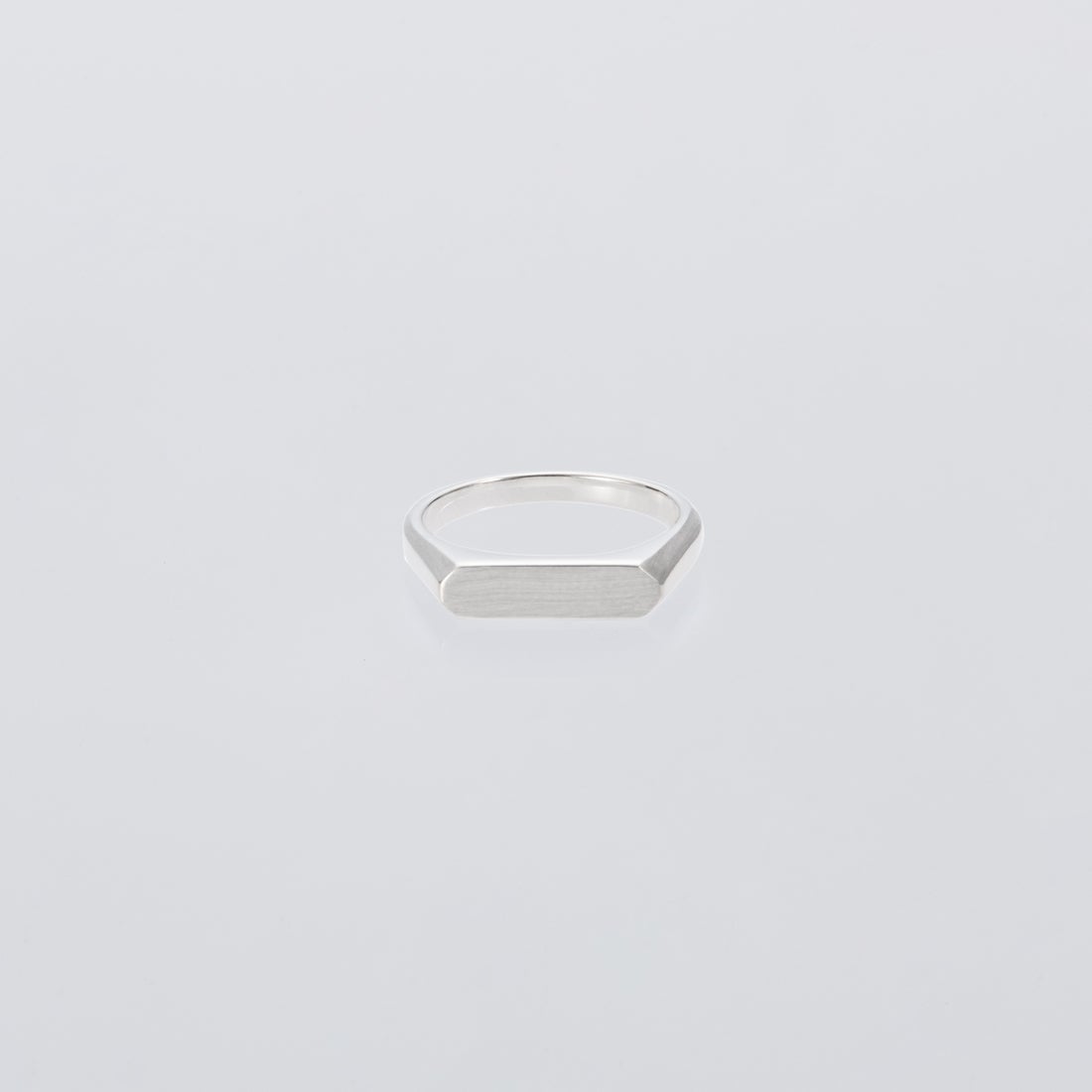 XOLO JEWELRY [ショロジュエリー] シグネットリング ウィズヘアライン [XOR120] SILVER