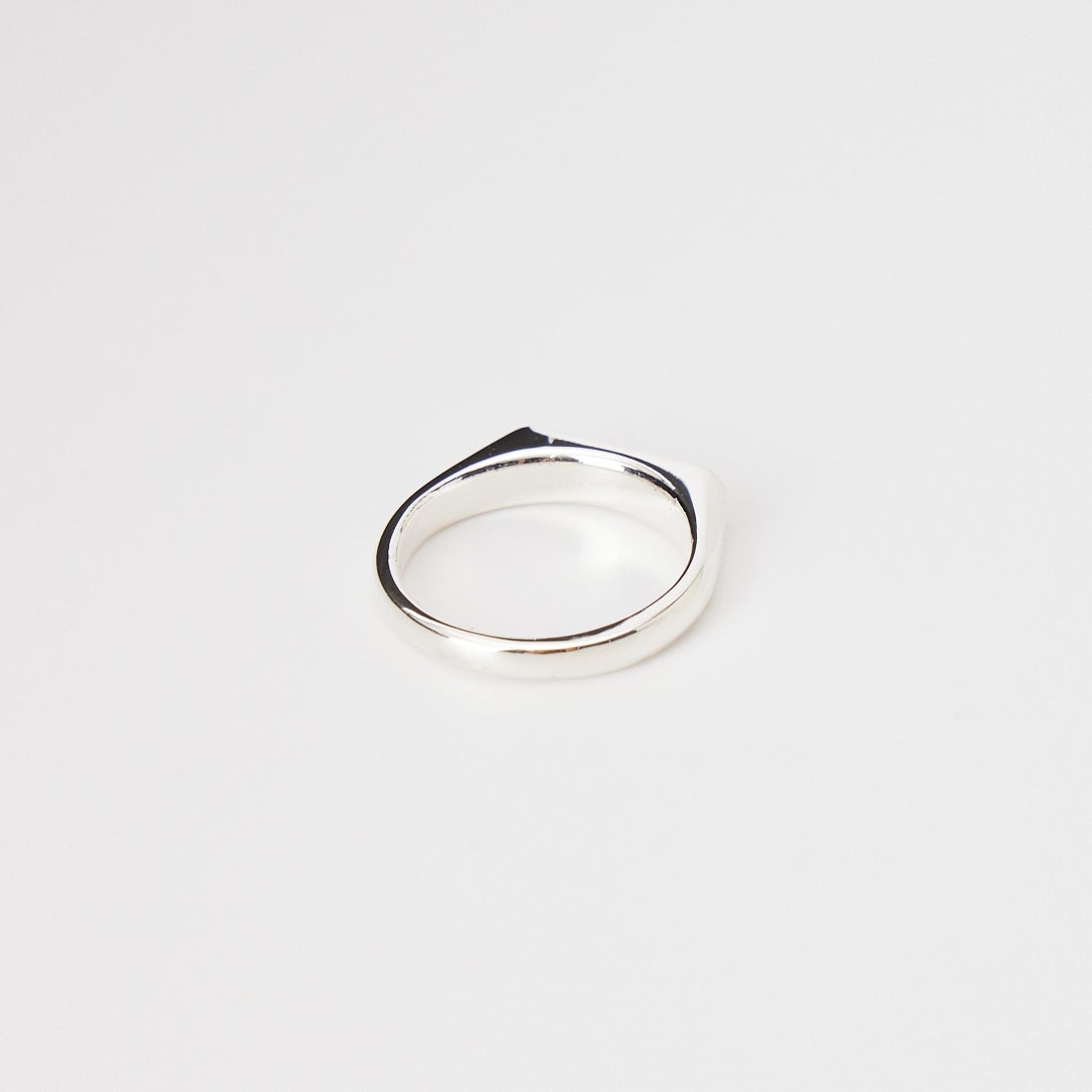 XOLO JEWELRY [ショロジュエリー] シグネットリング ウィズヘアライン [XOR120] SILVER