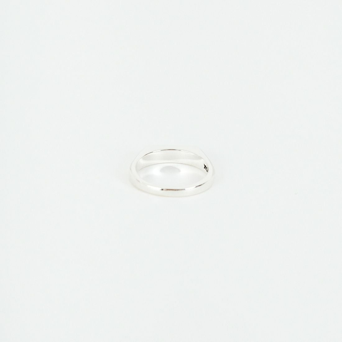 XOLO JEWELRY [ショロジュエリー] シグネットリング ウィズヘアライン [XOR120] SILVER