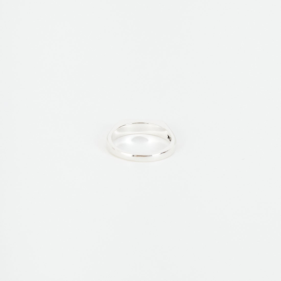 XOLO JEWELRY [ショロジュエリー] シグネットリング ウィズヘアライン [XOR120] SILVER