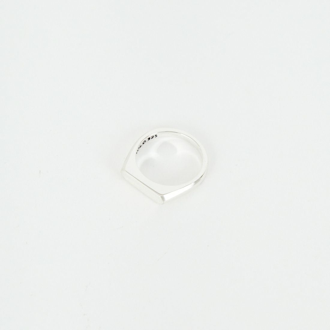 XOLO JEWELRY [ショロジュエリー] シグネットリング ウィズヘアライン [XOR120] SILVER