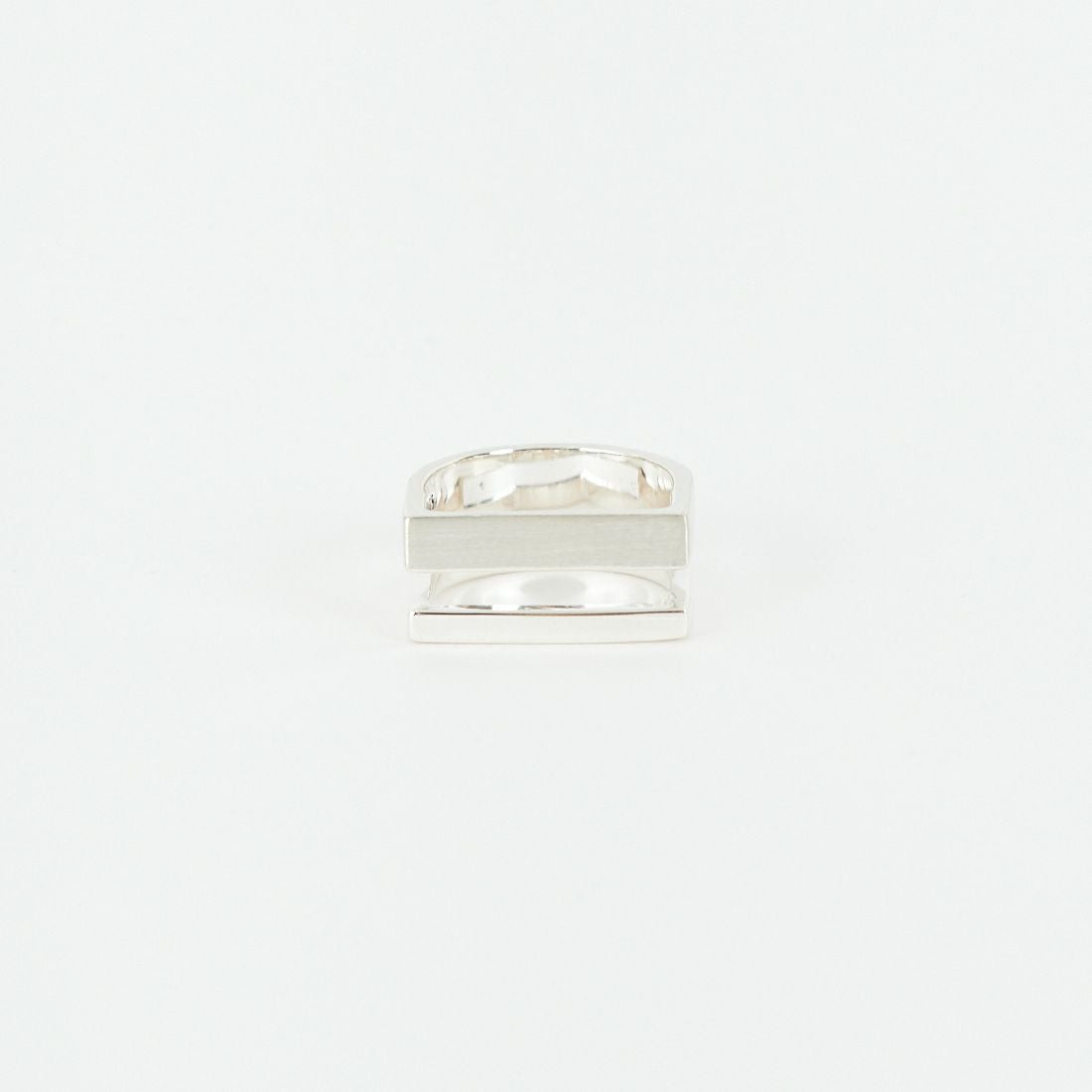 XOLO JEWELRY [ショロジュエリー] ディファレントワイズリング ウィズヘアライン [XOR123] SILVER