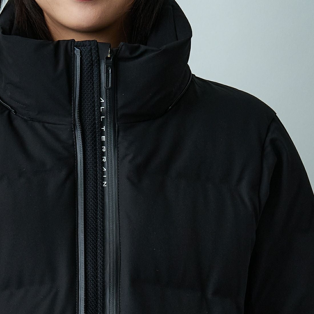 DESCENTE ALLTERRAIN [デサントオルテライン] 水沢ダウン アンカーハーフコート [DU5FDJM3L] BK00