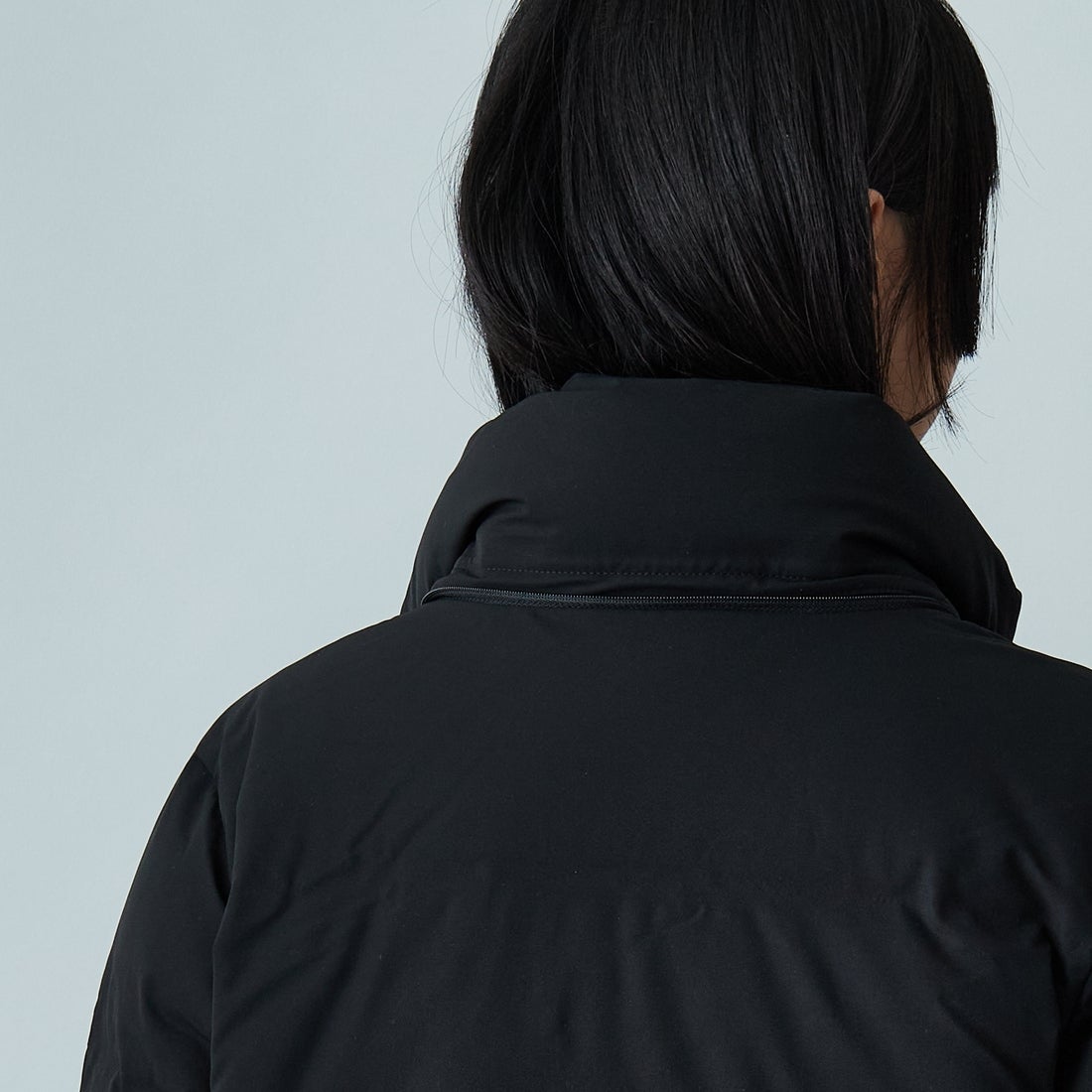 DESCENTE ALLTERRAIN [デサントオルテライン] 水沢ダウン アンカーハーフコート [DU5FDJM3L] BK00