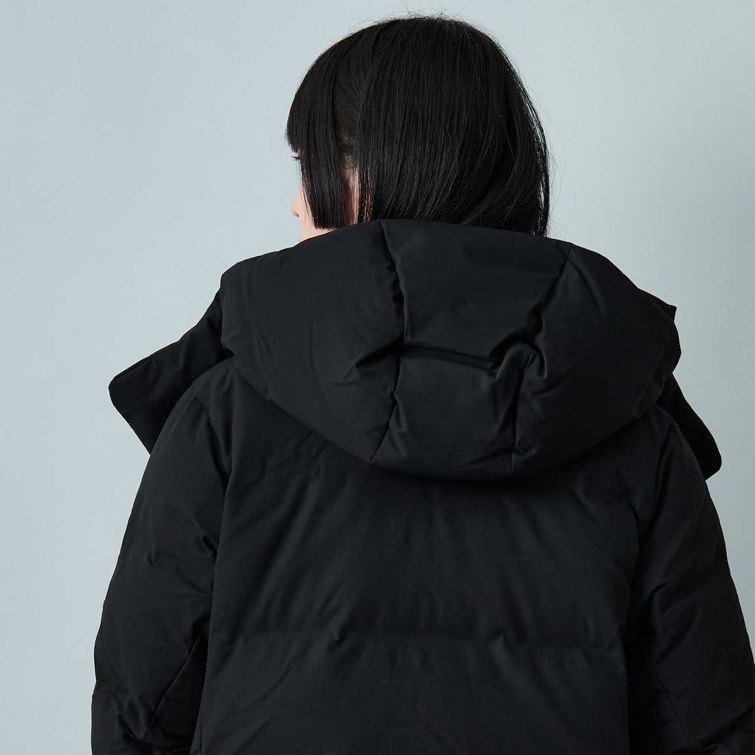 DESCENTE ALLTERRAIN [デサントオルテライン] 水沢ダウン アンカーハーフコート [DU5FDJM3L] BK00