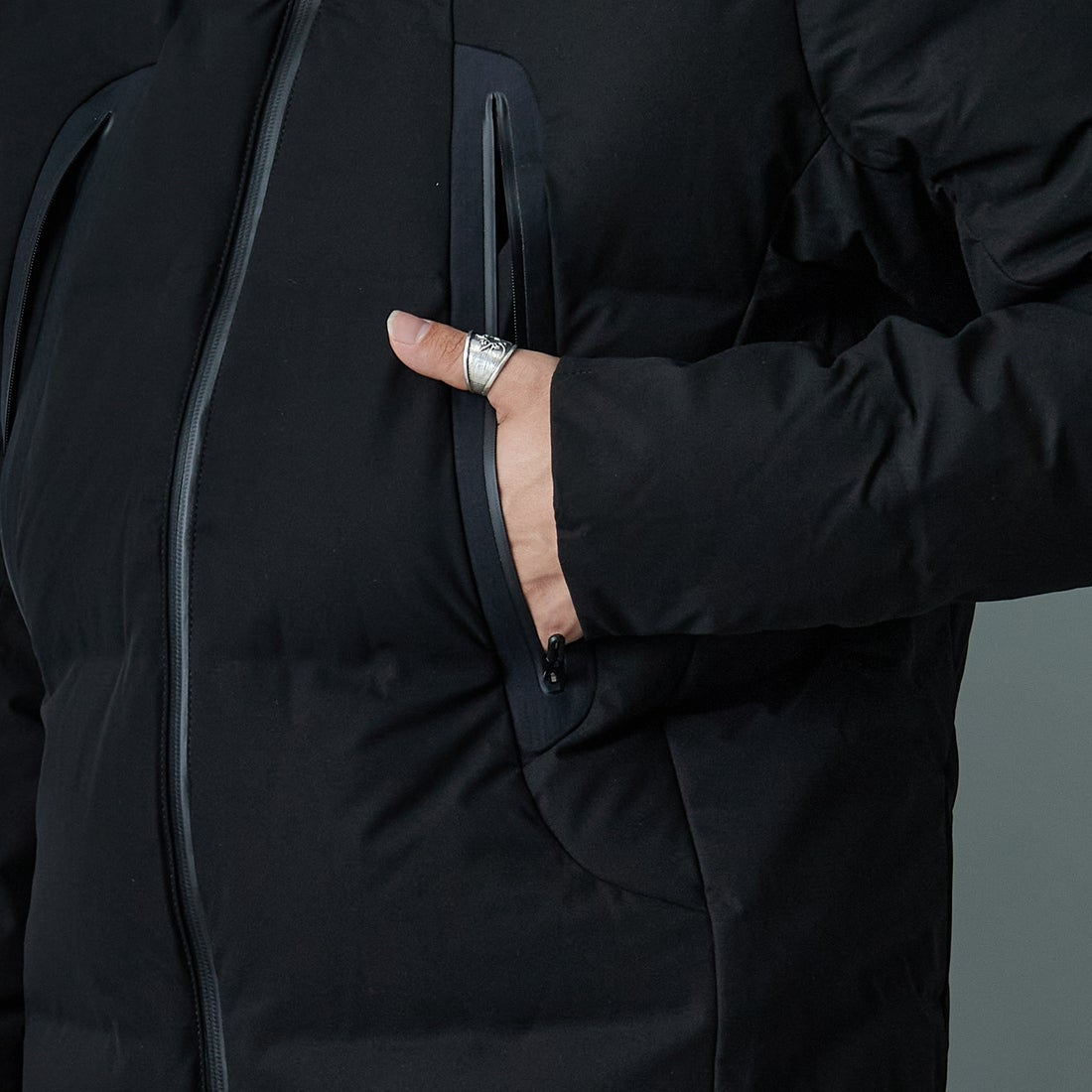 DESCENTE ALLTERRAIN [デサントオルテライン] 水沢ダウン マウンテニア [DU5FDJM1M] BK00