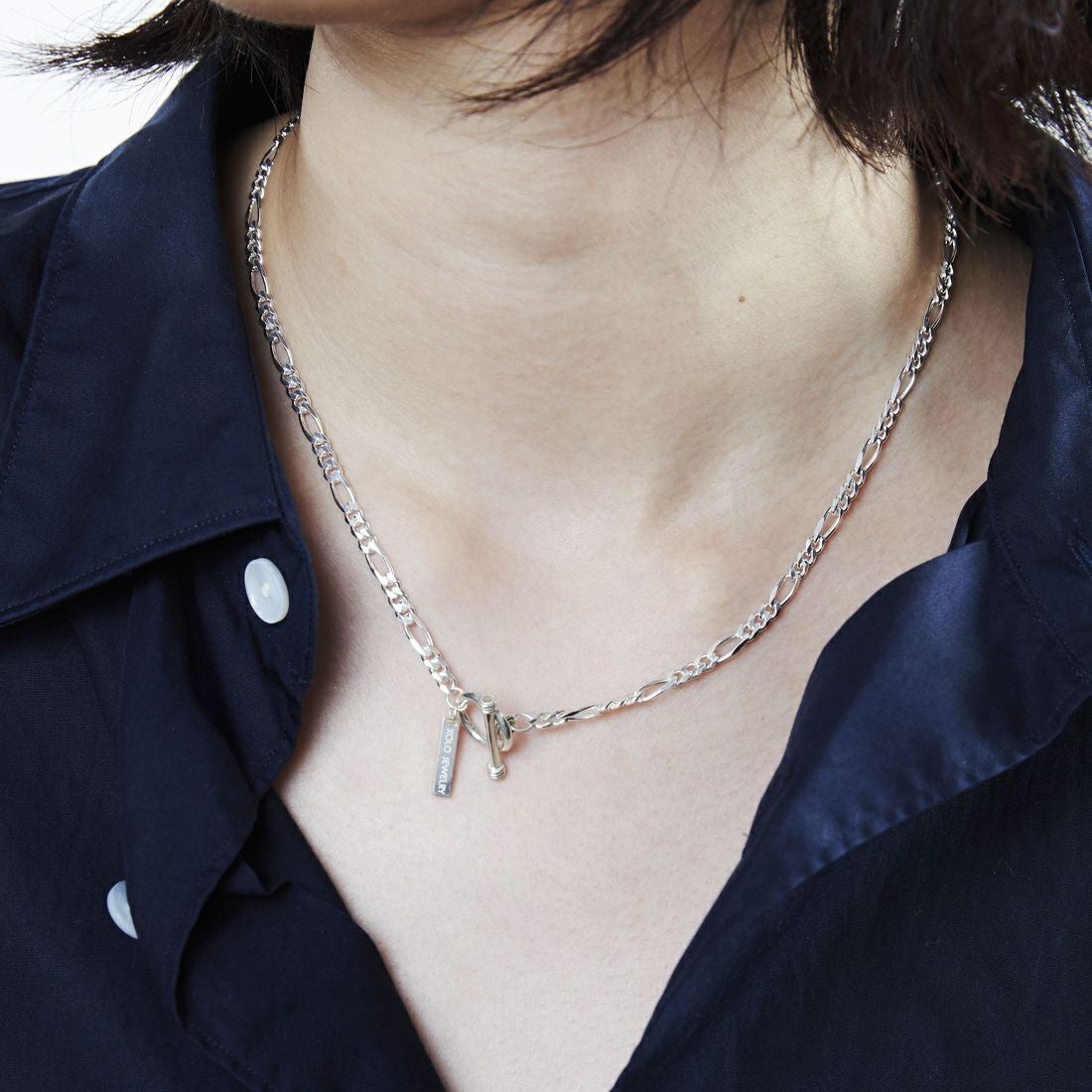 XOLO JEWELRY [ショロジュエリー] フィガロリンクネックレス 4mm