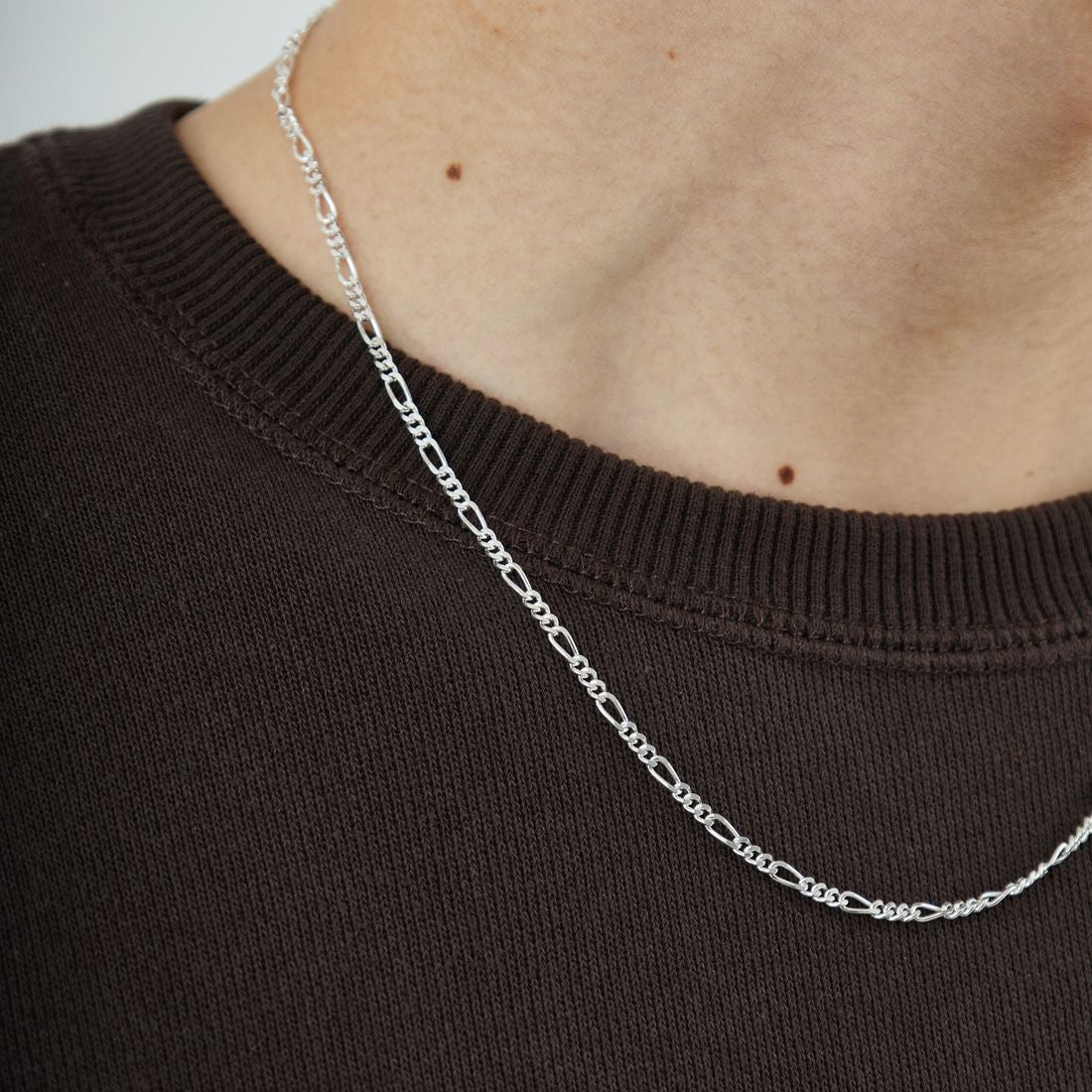 XOLO JEWELRY [ショロジュエリー] フィガロリンクネックレス 4mm
