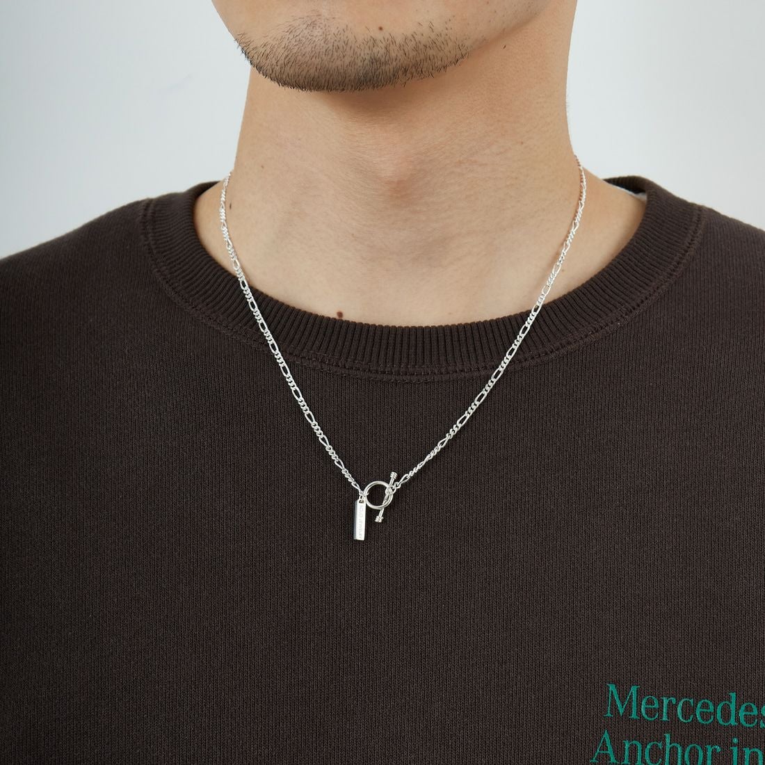 XOLO JEWELRY [ショロジュエリー] フィガロリンクネックレス 4mm [XON050-60] SILVER