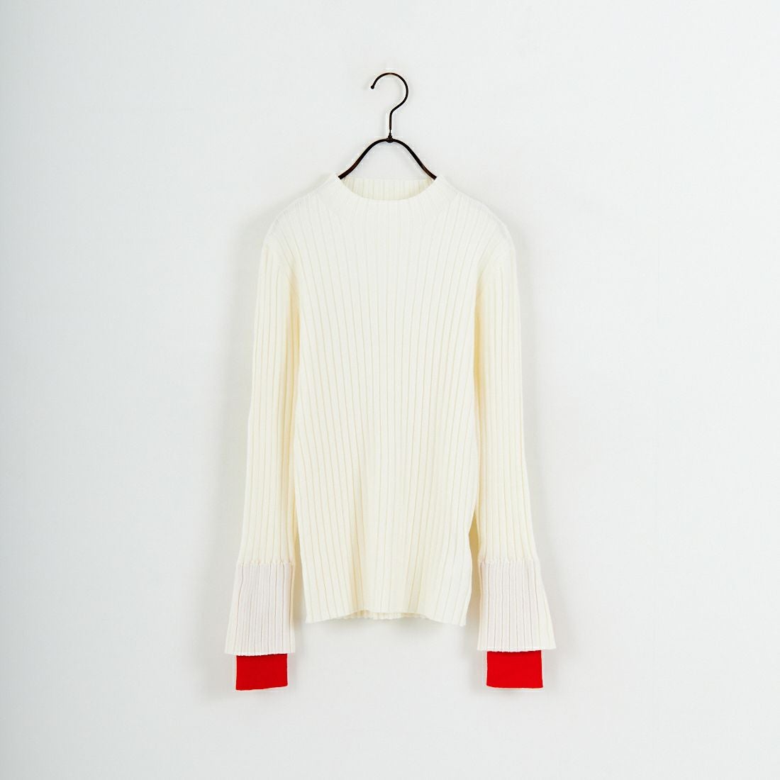 Jf Ready Made [ジェイエフレディメイド] 配色リブニット [929-14110] 02A ｱｲﾎﾞﾘｰ