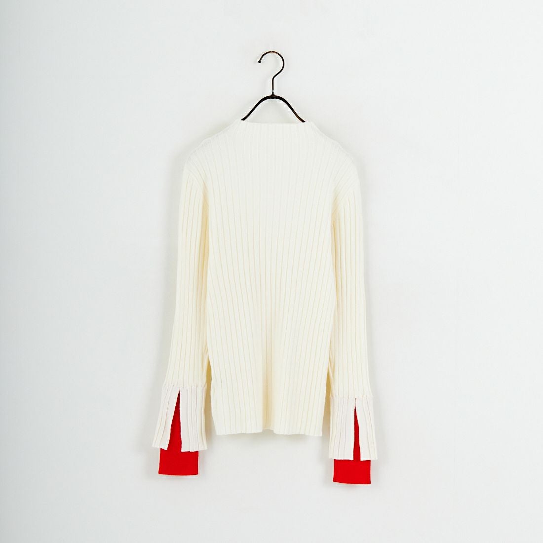 Jf Ready Made [ジェイエフレディメイド] 配色リブニット [929-14110] 02A ｱｲﾎﾞﾘｰ