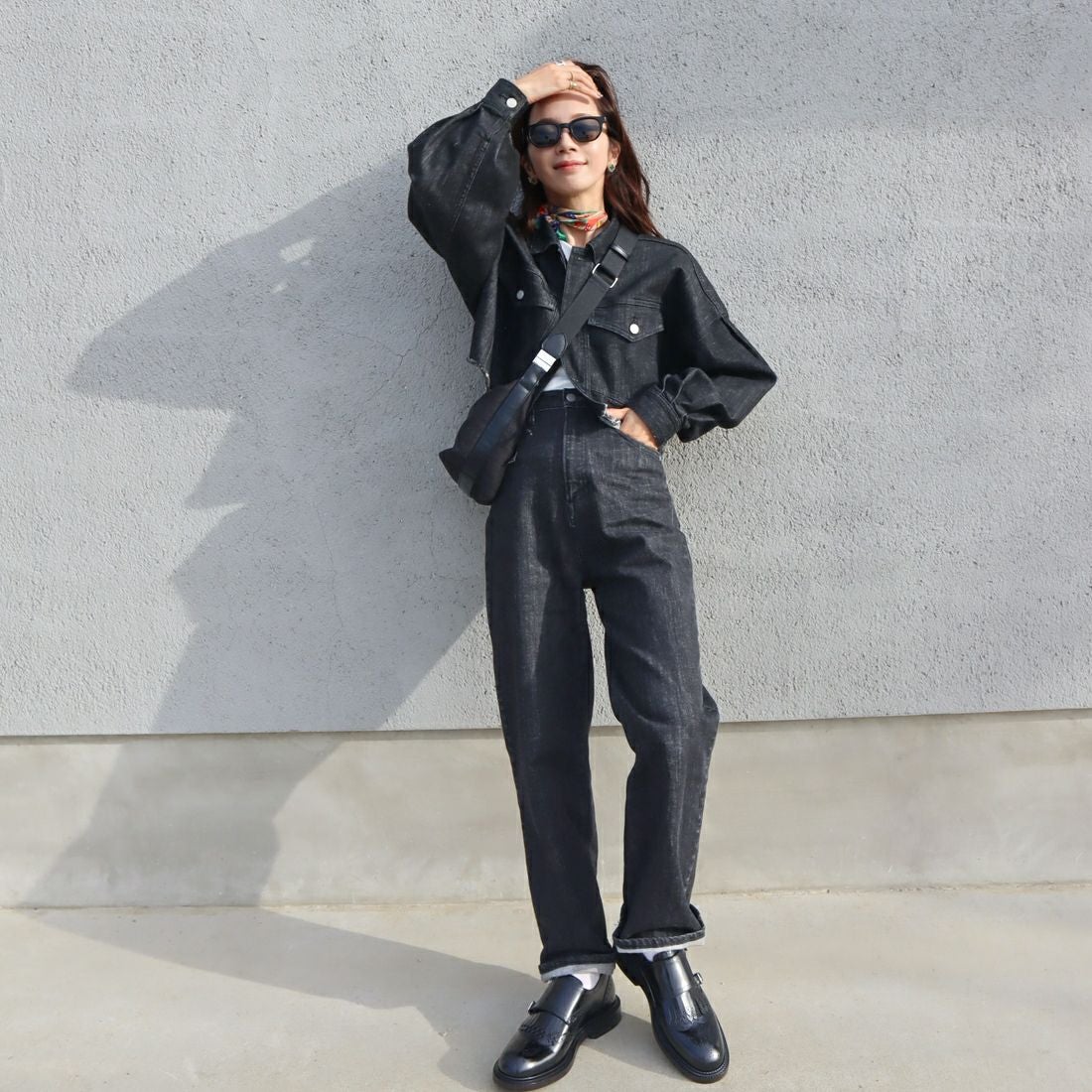 epa × BIG JOHN [エパ × ビッグジョン] ワイドストレートジーンズ