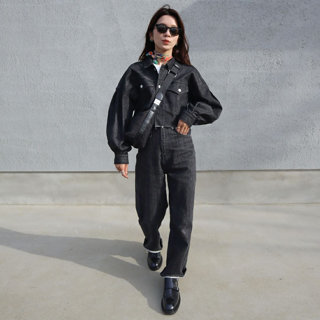 epa × BIG JOHN [エパ × ビッグジョン] ワイドストレートジーンズ