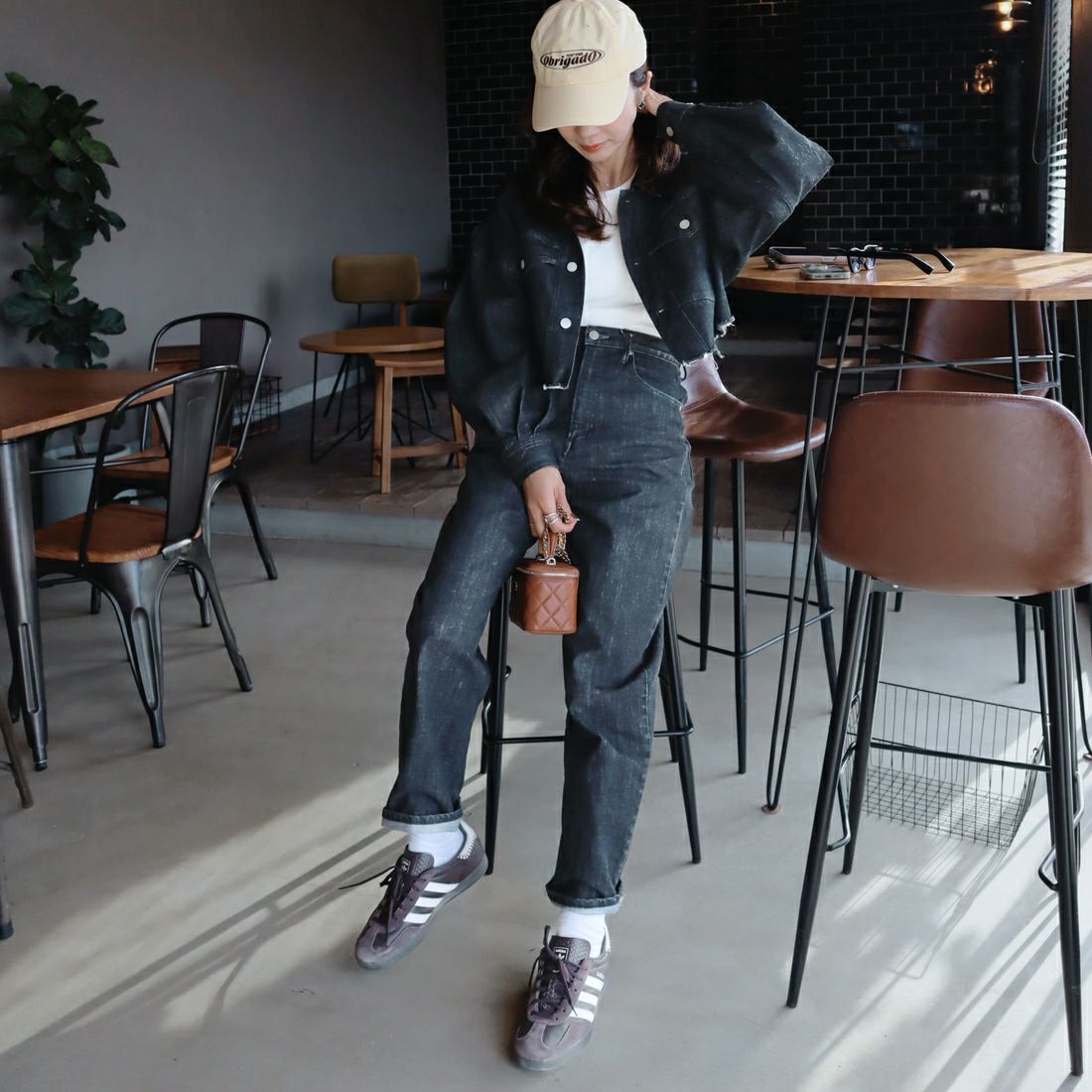 epa × BIG JOHN [エパ × ビッグジョン] ワイドストレートジーンズ